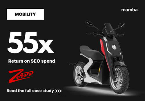 Search Engine Optimization Package Example: 55x Return-on-SEO-ad-spend