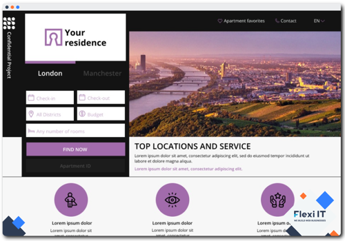 E-Commerce Development Package Example: Real Estate CRM System