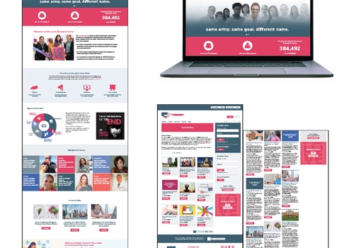 Web Design Package Example: Love Research Army Website UI Redesign