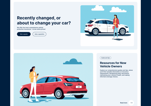 Search Engine Optimization Package Example: User-Centric Car Insurance Web Design