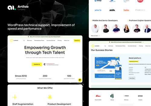 Web Development Package Example: WordPress Support for Business Growth