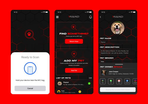 Mobile App Development Package Example: Dog & Pet Tracking Mobile App