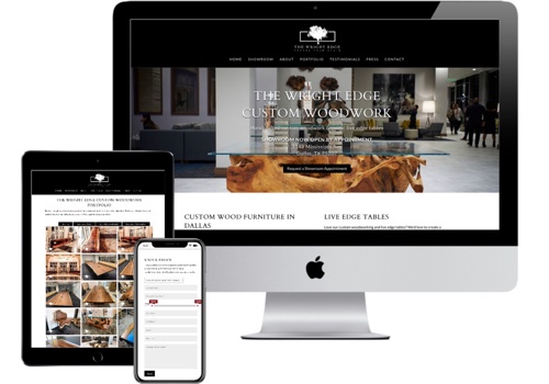 Web Development Package Example: The Wright Edge - Local Artisan