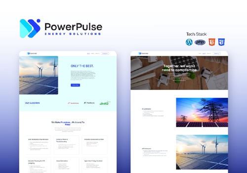 Web Design Package Example: PowerPulse | Web Development