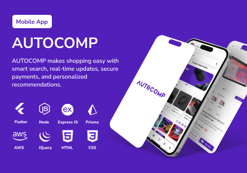 Mobile App Development Package Example: AUTOCOMP