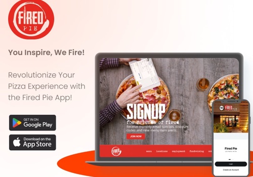 Mobile App Development Package Example: Mobile Application Development for FiredPie