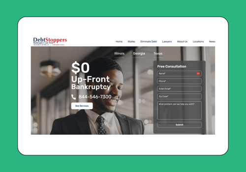 Search Engine Optimization Package Example: Debstoppers: Becomes the best website in the niche