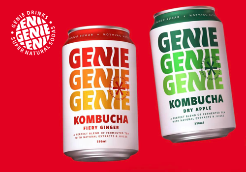 Web Design Package Example: Genie Drinks | Social Media & Content Creation