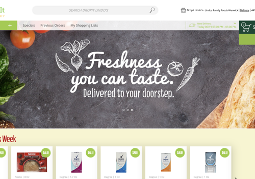 Web Design Package Example: Dropit