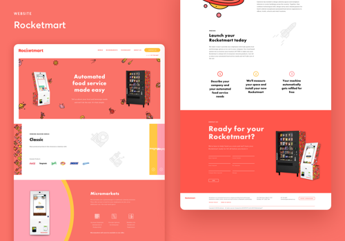 Web Design Package Example: Rocketmart – Branding, Web Design & Development