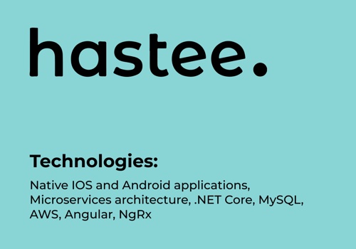 UX/UI Design Package Example: Hastee: Mobile Financial Wellbeing Application
