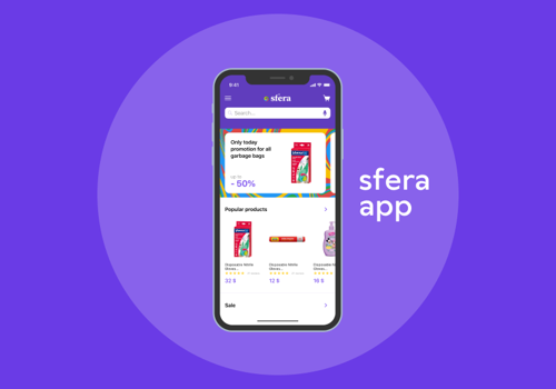 UX/UI Design Package Example: Sfera app