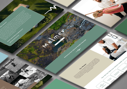 Logo Package Example: Melmer Holistic Health