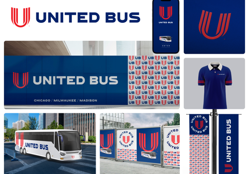 Branding Package Example: United Bus