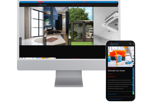 Search Engine Optimization Package Example: Capital Renovation - Best Interior Solutions