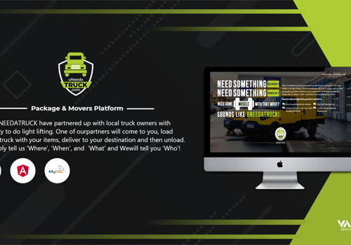 Web Development Package Example: U Need a Truck - Package & Movers Platform