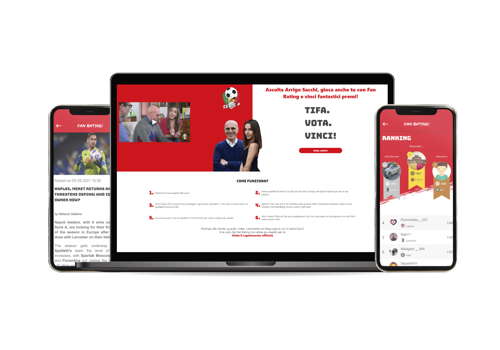 Mobile App Development Package Example: Fan Rating - Football Fantasy App