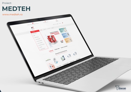 E-Commerce Development Package Example: E-commerce: Medteh.ro