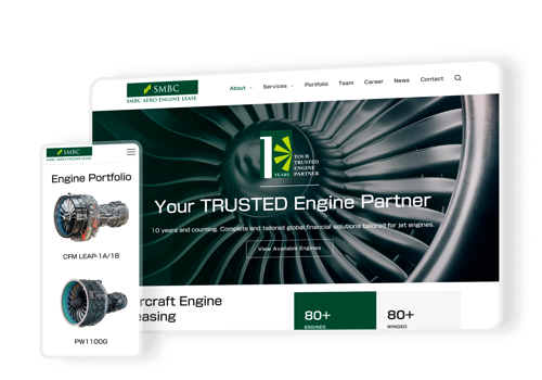 Web Development Package Example: SMBC Aero Engine Lease B.V.