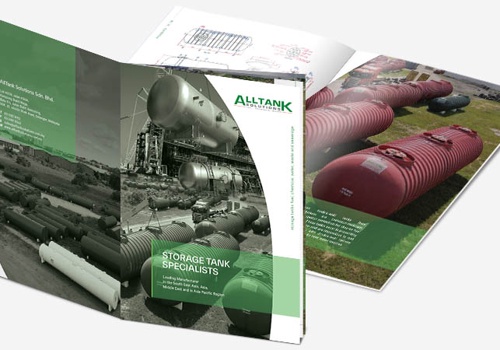 Graphic Design Package Example: Company Profile Design for AllTank