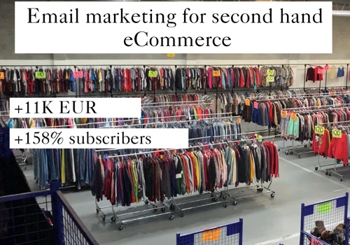 Email Marketing Package Example: Email marketing for second-hand eCommerce in Italy