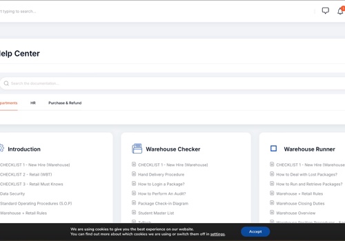 Web Development Package Example: The UPS Store Employee Portal