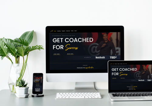 Web Design Package Example: Coached Success's Website
