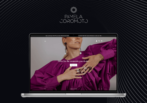 E-Commerce Development Package Example: Pamela Coromoto Fashion Shop