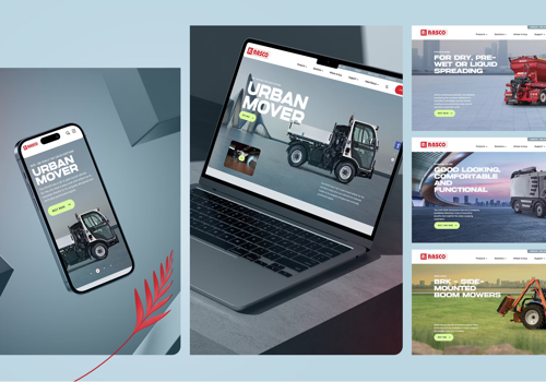 UX/UI Design Package Example: Rasco, Web Design and Development