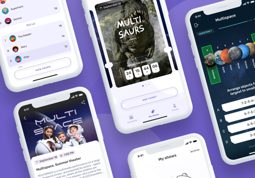 Mobile App Development Package Example: MultiShow - Interactive shows with actors for kids
