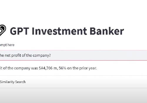 AI Development Package Example: GPT Investment Banker