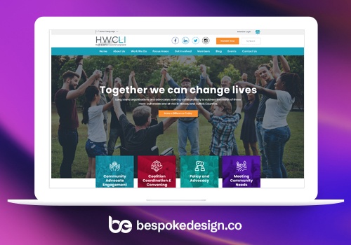 Web Design Package Example: Non Profit website