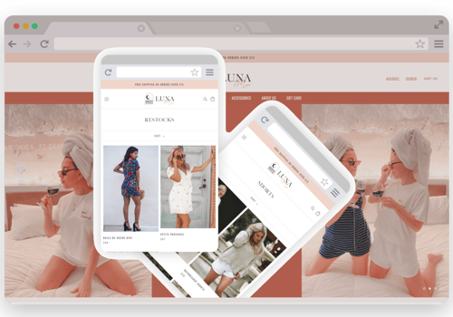 E-Commerce Development Package Example: Luna Mar
