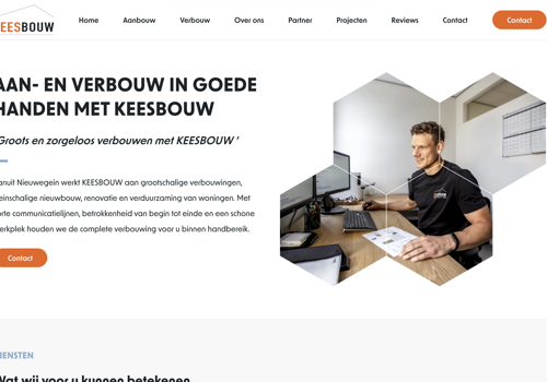 Web Design Package Example: Complete Transformation for Construction Company