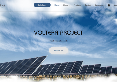 Web Development Package Example: Website Development for Voltera