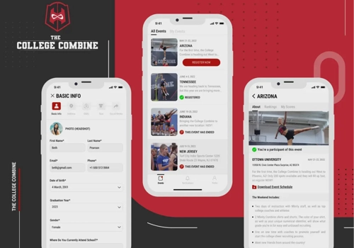 Mobile App Development Package Example: The College Combine