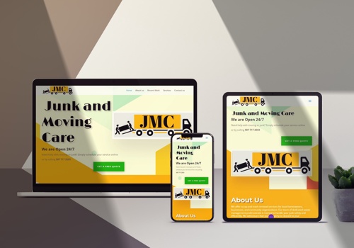 Web Design Package Example: Web Design & Digital Marketing - Moving Company