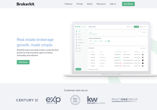 Web Development Package Example: Brokerkit