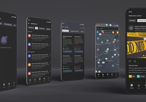 UX/UI Design Package Example: Empowering Police Collaboration
