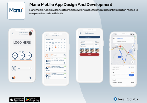Mobile App Development Package Example: Manu Mobile App Design And Development