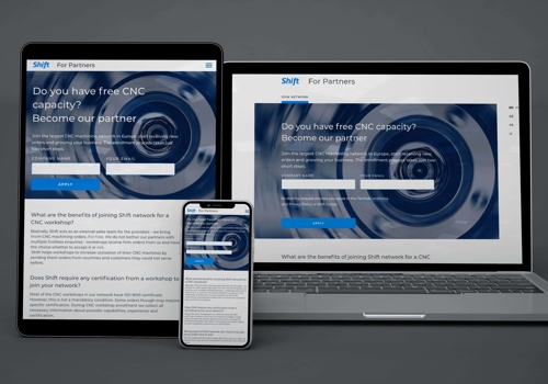 Web Development Package Example: Shift