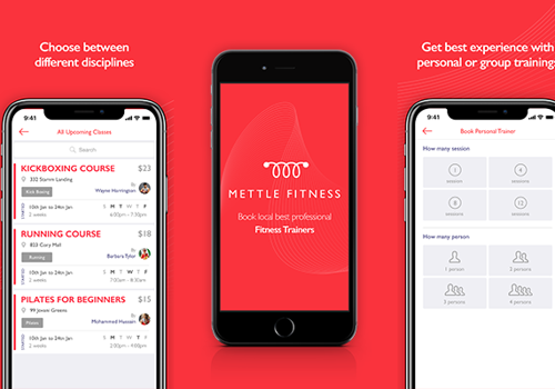 Mobile App Development Package Example: Mettle Fitness Mobile App Development