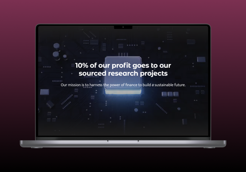 UX/UI Design Package Example: Custom MVP Development On Webflow For Fintech