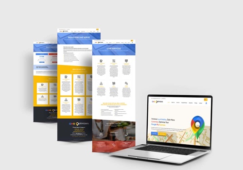 Web Design Package Example: Web Design and Development for GMB Optimizers
