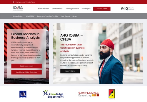 Web Development Package Example: IQBBA's Website Transformation with Geeklab