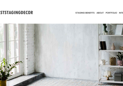 Social Media Marketing Package Example: Complete Website Design, Dev, hosting, and maintenance of expert interior design and staging firm