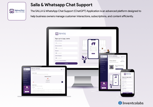 Mobile App Development Package Example: SALLA & WhatsApp Chat Support Application