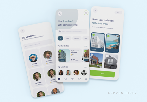 Mobile App Development Package Example: REALLO - Real Estate App