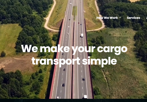 Web Design Package Example: Develop a logistics Marketplace