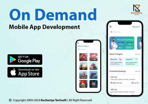 Mobile App Development Package Example: On Demand Mobile App for HealthCare industry